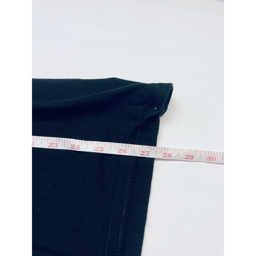 Champion T-Shirt Mens Large Black Script Logo Graphic‎ Tee Athleticwear - Picture 5 of 5
